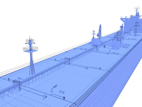 Tanker Carrier V3 3D Model