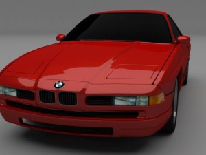 bmw e31 8 series 3D Model