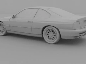 BMW E31 8シリーズ 3Dモデル