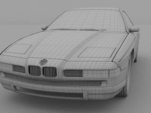BMW E31 8シリーズ 3Dモデル