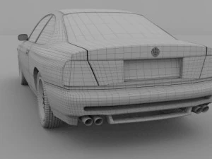 BMW E31 8シリーズ 3Dモデル