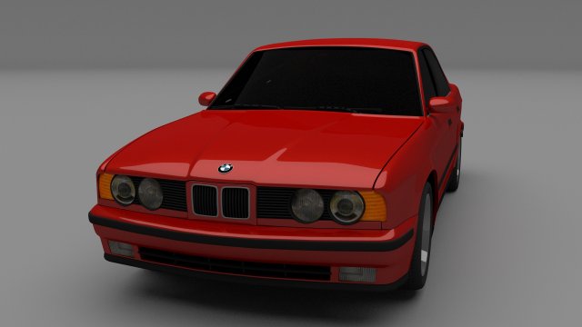 bmw e34 5 series Modelo 3D .c4d .max .obj .3ds .fbx .stl .blend 