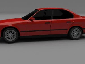 bmw e34 5 series 3D Model