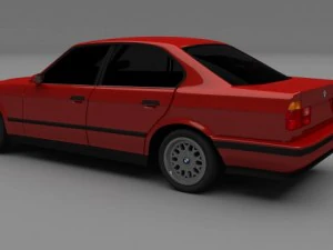 bmw e34 5 series 3D Model
