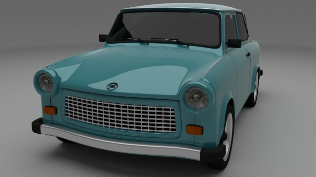 trabant 601 Modelo 3D .c4d .max .obj .3ds .fbx .stl .blend 