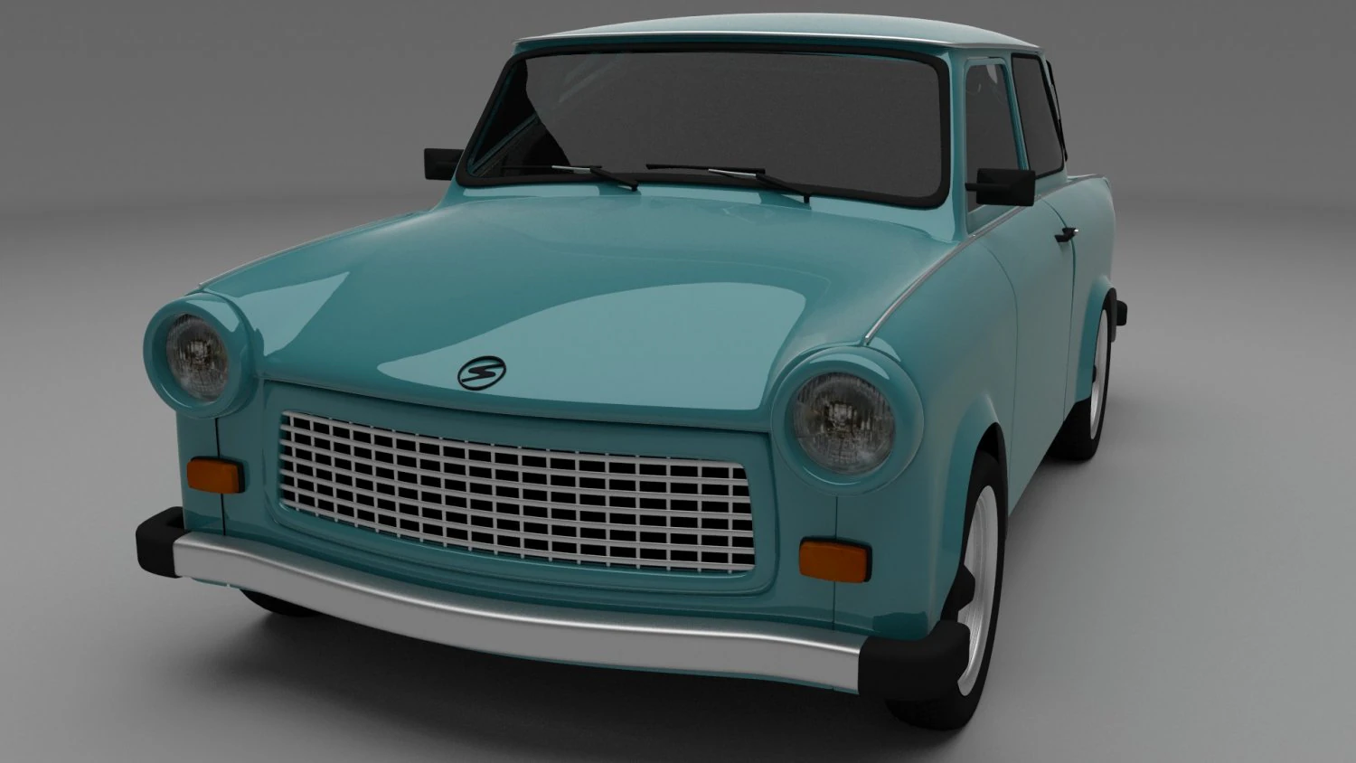 trabant 601 3D Model .c4d .max .obj .3ds .fbx .stl .blend 