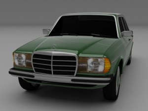 mercedes w123 3D Model