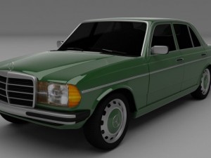 mercedes w123 3D Model