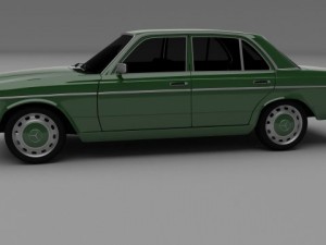 mercedes w123 3D Model