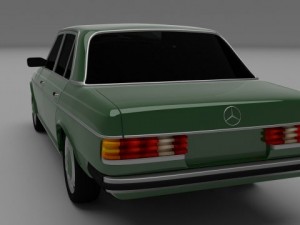 mercedes w123 3D Model