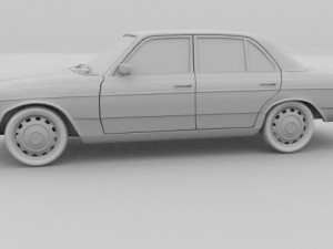 mercedes w123 3D Model