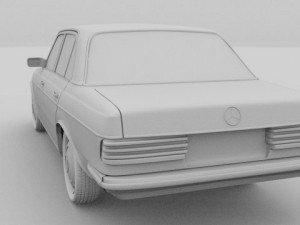 mercedes w123 3D Model