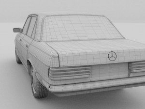 mercedes w123 3D Model