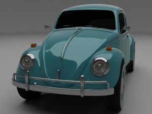 vw beetle 3Dモデル