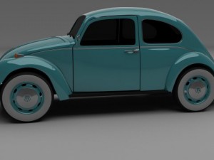 vw beetle Modello 3D