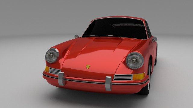 porsche 911 Model 3D .c4d .max .obj .3ds .fbx .stl .blend 