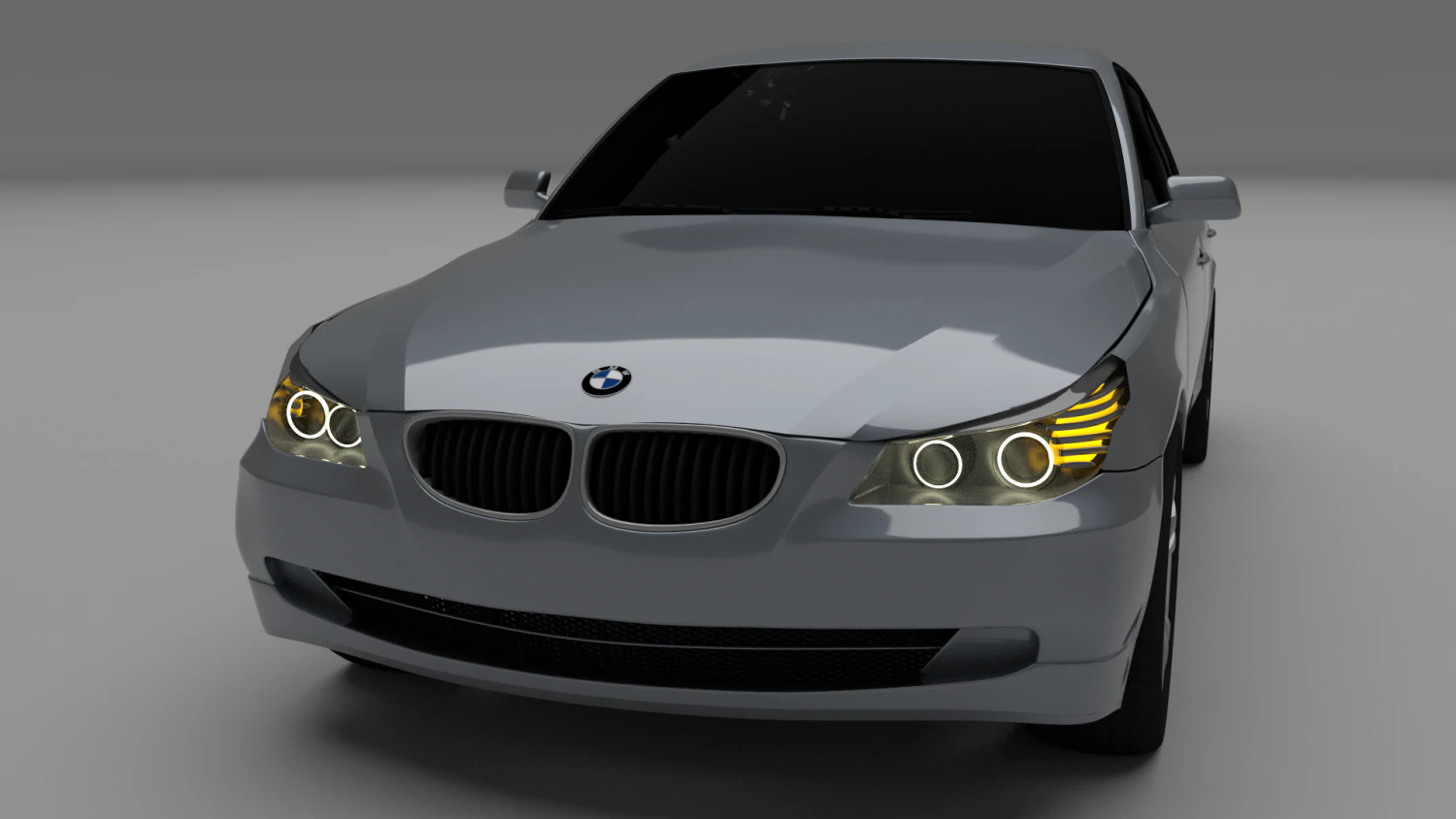 bmw e60 5 series 3D Model .c4d .max .obj .3ds .fbx .stl .blend 