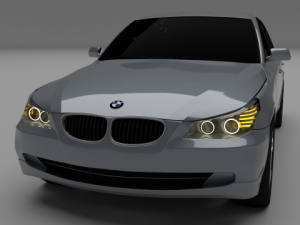 bmw e60 5 series 3D Model