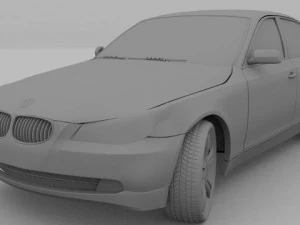 bmw e60 5 series 3D Model