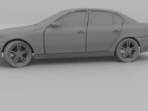 bmw e60 5 series 3D Model