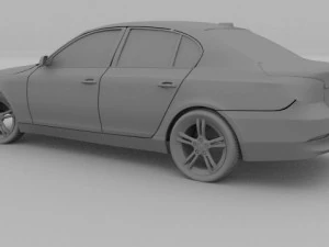 bmw e60 5 series 3D Model