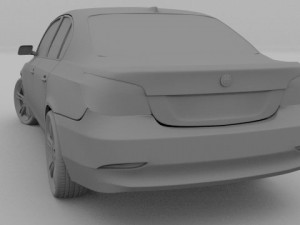 bmw e60 5 series 3D Модель