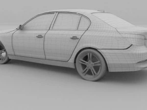 bmw e60 5 series 3D Model