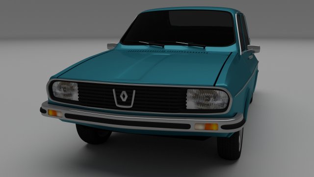 renault 12dacia 1300 3D Model .c4d .max .obj .3ds .fbx .stl .blend