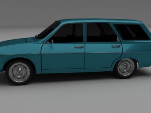 renault 12dacia 1300 estate 3Dモデル