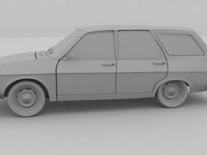 renault 12dacia 1300 estate 3Dモデル