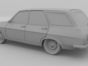 renault 12dacia 1300 estate 3Dモデル