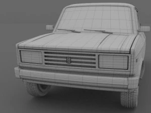 lada nova 3D Model