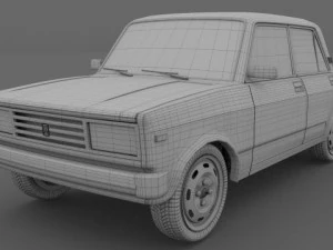 lada nova 3D Model