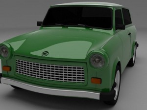 trabant 601 estate 3D Model