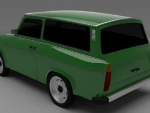 trabant 601 estate 3D Model