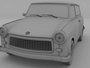 trabant 601 estate 3D Model