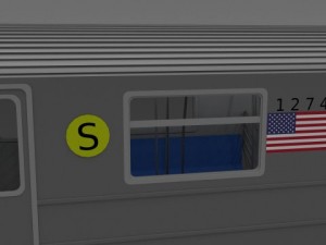 ny train w interior Modelo 3D