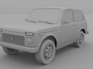 lada niva Model 3D