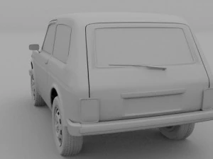 lada niva Model 3D