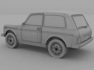 lada niva Model 3D