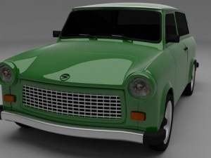 trabant 601 sedanestate pack 3D Model