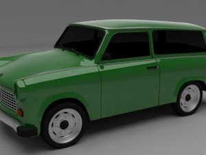 trabant 601 sedanestate pack 3D Model