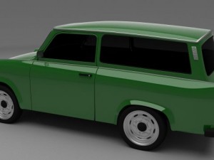 trabant 601 sedanestate pack 3D Model