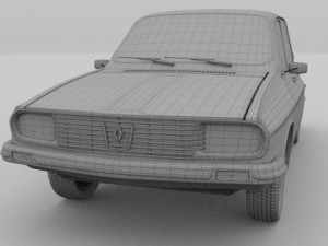 renault 12dacia 1300 sedanestate pack 3D Модель