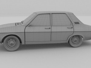 renault 12dacia 1300 sedanestate pack 3D Модель
