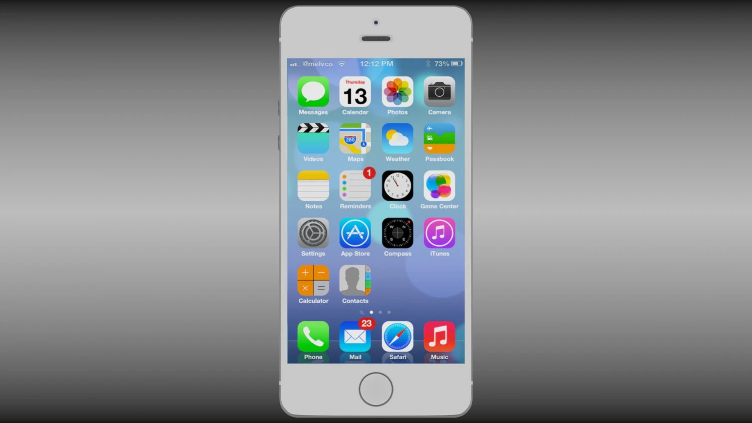 iphone 5s g&uuml;m&uuml;ş 3D Model .c4d .max .obj .3ds .fbx .stl .blend 