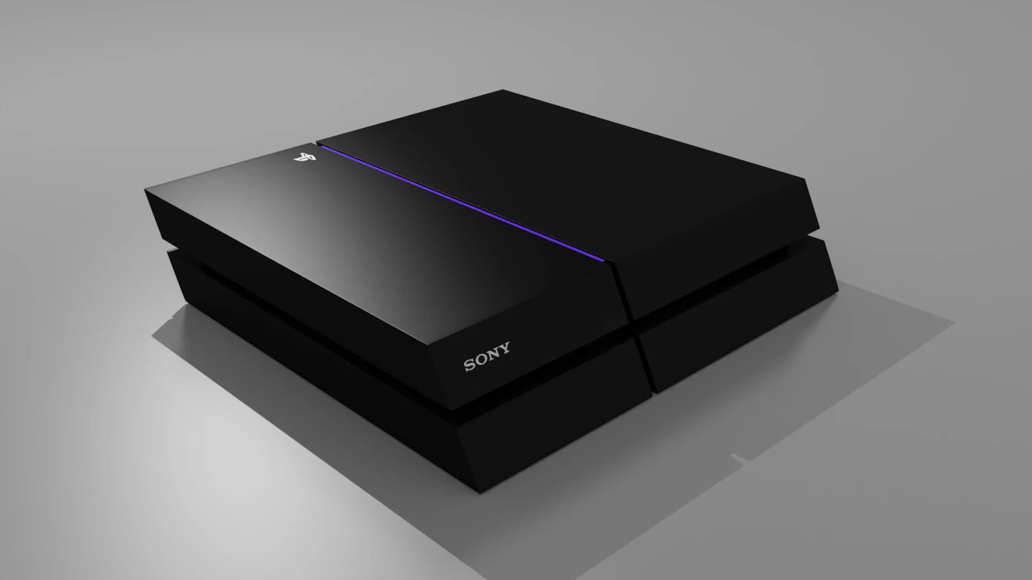 playstation 4 3D Model .c4d .max .obj .3ds .fbx .stl .blend 