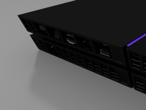 playstation 4 Modelo 3D