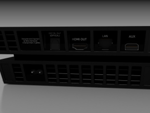 playstation 4 Modelo 3D