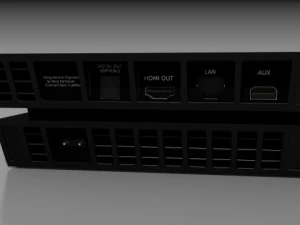 playstation 4 3D Model
